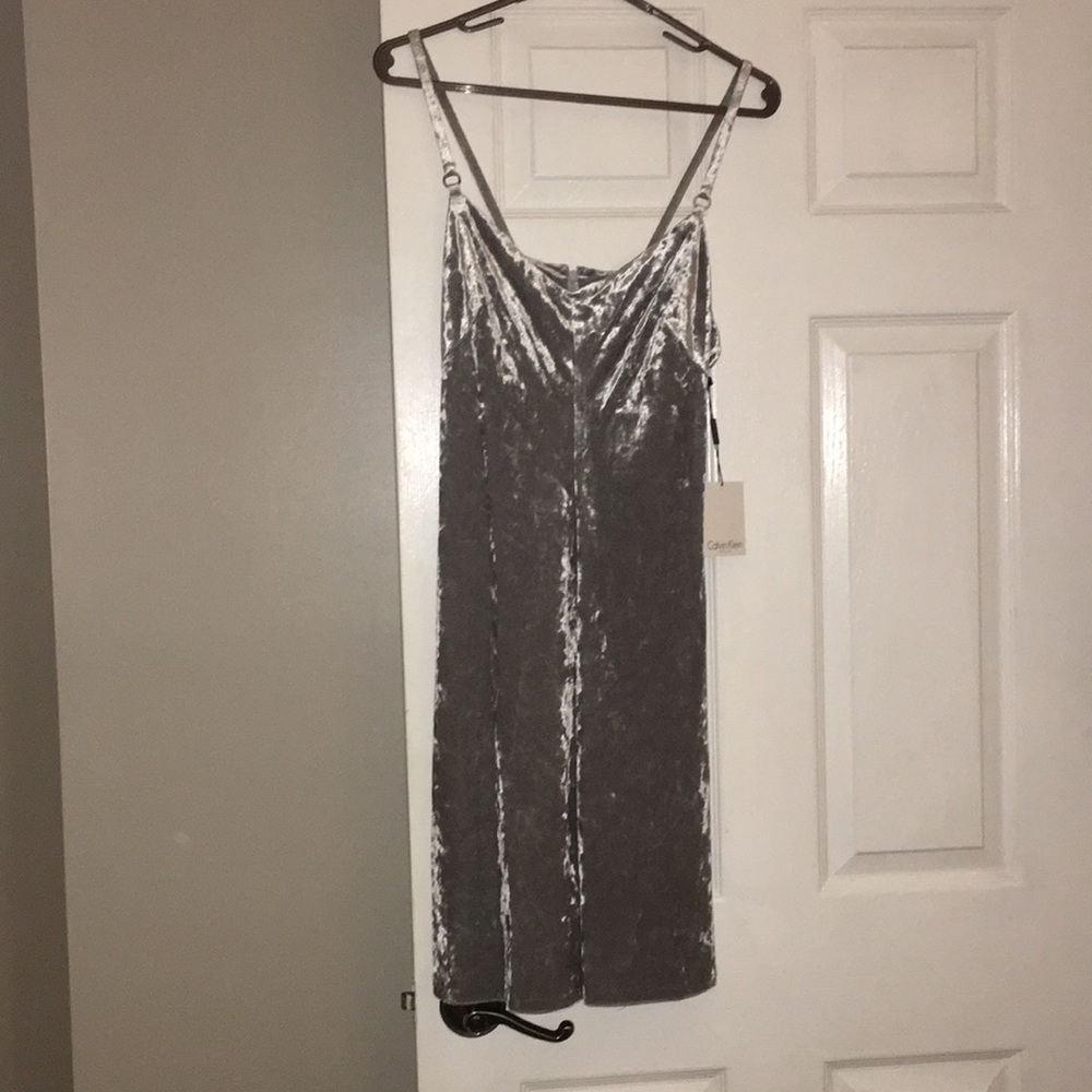 NWT Calvin Klein Velvet Dress